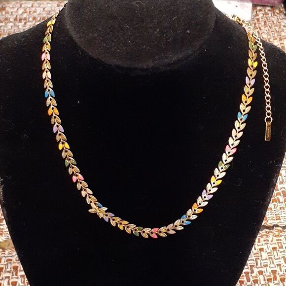 New Yaduda Colorful Leaf Boho New 15" 3" Extention - Picture 2 of 6